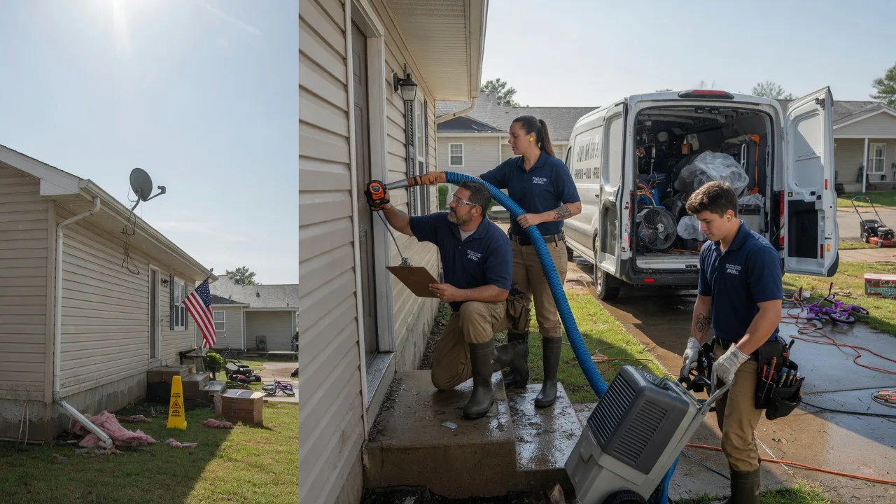 Ceiling Water Damage Restoration in Cannelton, IN near me